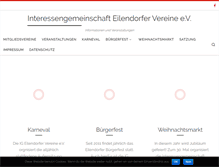 Tablet Screenshot of ig-eilendorfer-vereine.de